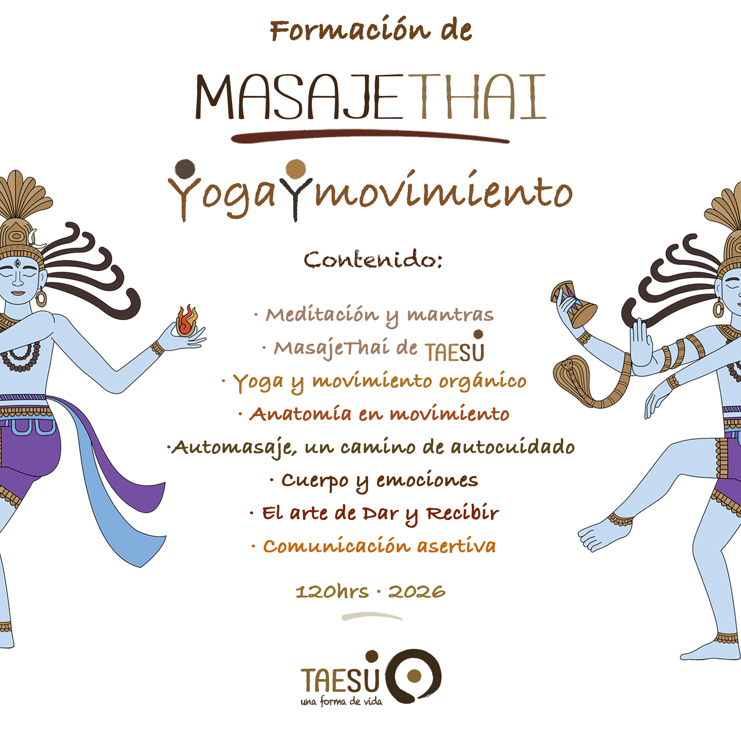 Formación en Masaje Thai, yoga y movimiento